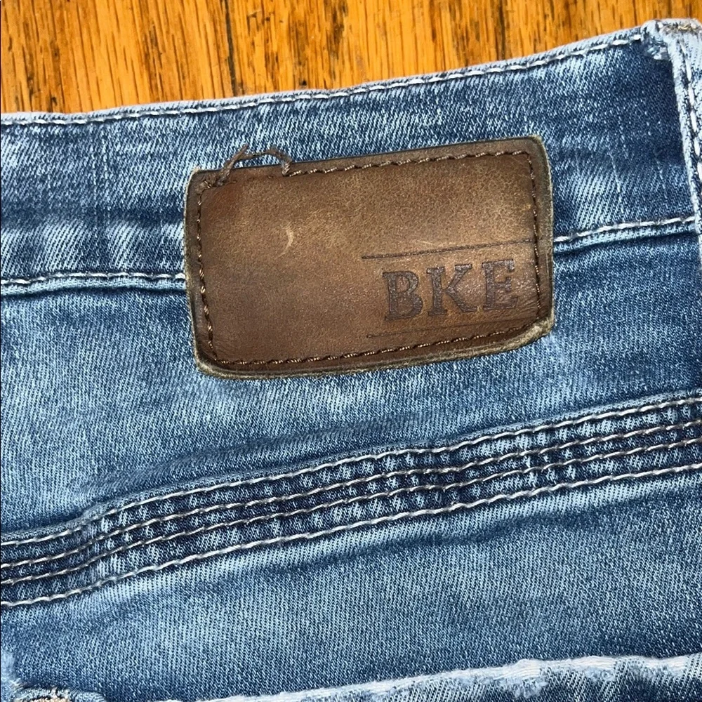 BKE Jake Bootleg  Men's Blue Denim Distressed Jeans - Size 31